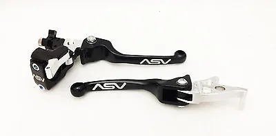 ASV F3 Black Front Brake Clutch Perch Levers Hot Start Set TRX450R 2004 - 2005 • $169.95