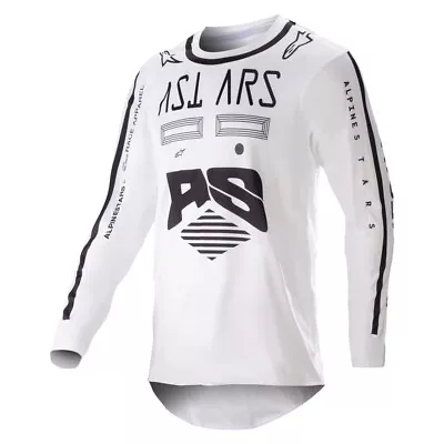 Alpinestars Racer Found White MX Off-Road Jersey Men's Sizes SM XL & 2X • $24.99