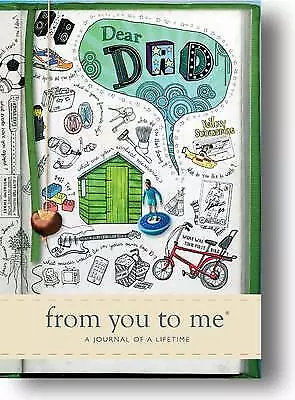 Dear Dad From You To Me Journal Of A Lifetime Fathers Day Gift [Hardcover] • £10