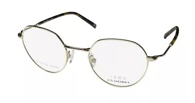 New Marius Morel 1880 60074m Eyeglass Frame 48-20-145 Gold Round Dd11 Metal & • $49.95