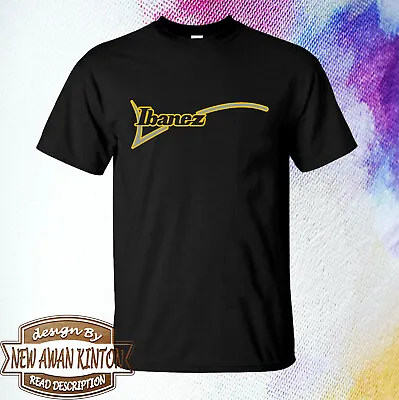 Shirt Ibanez Logo Guitars Unisex Tshirt Black Color • $21.50