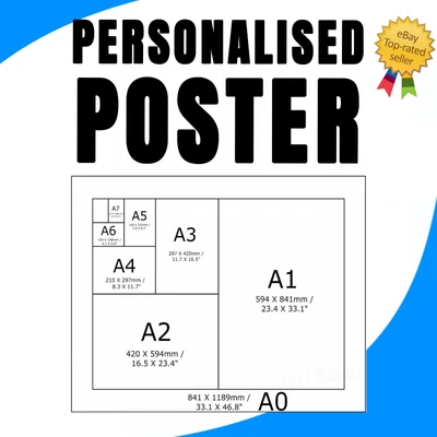 £7.99 • Buy Photo Printing Service Print Image POSTER Artwork Print - A4 A3 A2 A1