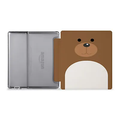 $19.99 • Buy Minimized Bear Flip Case Cover For Amazon Kindle Oasis 7 Inch 2022
