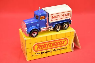 Lesney Matchbox 1981 Peterbilt Tanker Milk's The One MB56 #56 Original Box 101 • $15.92