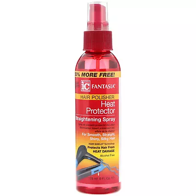 Fantasia IC Hair Polisher Heat Protection Straightening Spray 6 Oz • £11.99