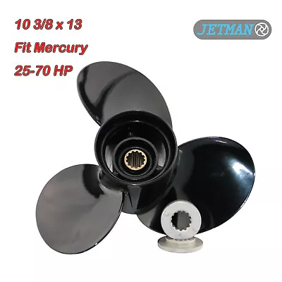 Boat Propeller 10 3/8 X 13  Pitch For Mercury Outboard 25-70HP OEM 48-73136A45 • $69.99