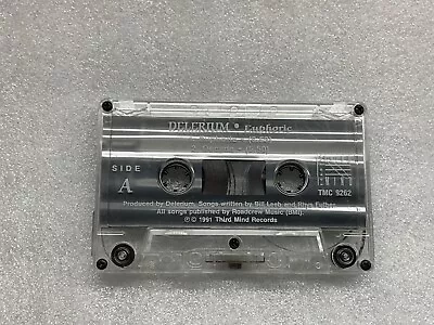 Delerium Euphoric Cassette Tape 4 Tracks 1991 UNTESTED Leeb Fulber Third Mind • $19.95
