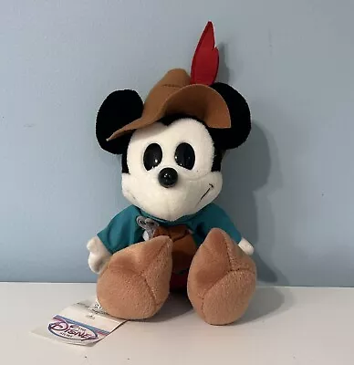 VINTAGE Disney Store 14” Tailor Mickey Mouse The Brave Little Tailor Doll Plush • $16.99