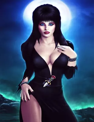 Elvira #5 Photo Print - Mistress Of The Dark Game Art Figure Figurine Statue • $9.99