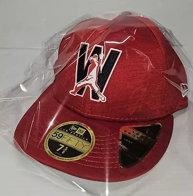 Washington Nationals MLB New Era 59Fifty Size 7 5/8 Fitted Hat Red NEW W/Tags • $22.99