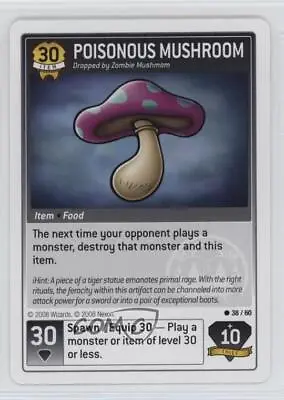 2007 MapleStory - OMG! BOSSES Trading Card Game Poinsonous Mushroom #38 0aw3 • $2.27