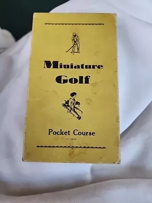 Vintage Miniature Pocket Golf Course Game • $24.95