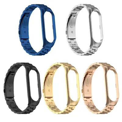 Fit Xiaomi Mi Band 3/4/5/6 Bracelet Metal Watch Band Wristband Strap Replacement • $16.49