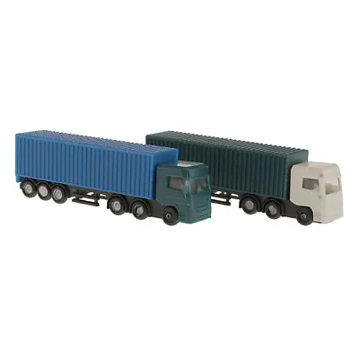 1:150 N Scale Train Cars Architectural Scale Model Vehicles Lorry Truck PACK 2 • £2.80