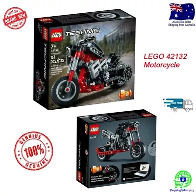 Lego Technic 42132 Motorcycle Age 7+ NEW & SEALED • $32.89