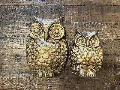 Vintage Owl Metal Wall Hanging Decorations MCM BOHO • $12