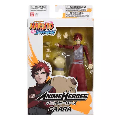 Bandai America  Anime Heroes Naruto Gaara Shonen  6.5-Inch Jump Action Figure • $14.99