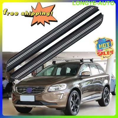 2PCS Side Steps Running Boards Fits For Volvo XC60 2013-2017 Side Nerf Bars • $329