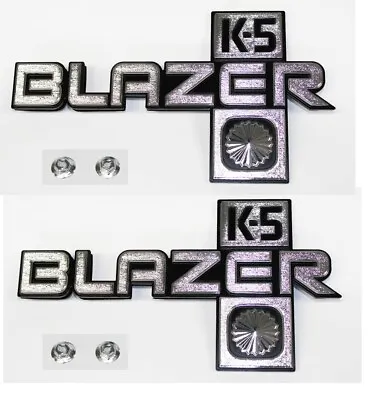 New! K-5 Chevy Blazer Front Fender Emblem Set - 1981 - 1987 Set Of 2 Left Right • $99.95