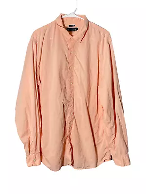 Island Company Mens Long Sleeve Button Up Pink Saltwater Shirt Size Extra Large • $31.89