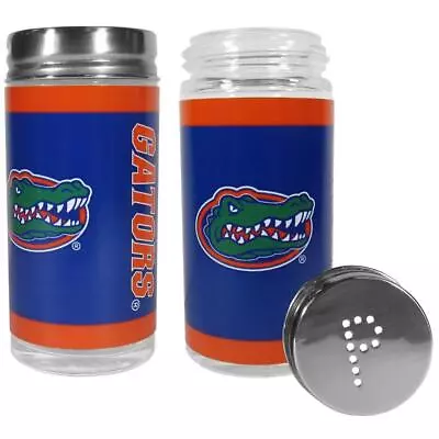 Florida Gators Glass Salt And Pepper Shakers [NEW] NCAA Tailgate Kitchen Cook • $12.95