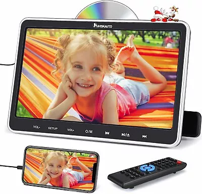 10.1  HD Car Headrest Monitor Portable DVD Player Sync Screen HDMI USB SD Memory • $107.28