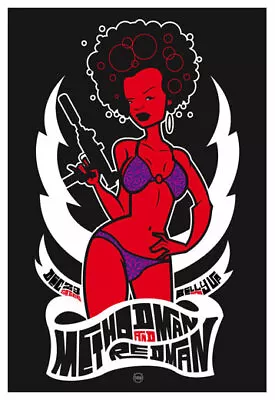 Scrojo Method Man And Redman Belly Up Aspen Colorado 2006 Poster Methodman_0612 • $29.99