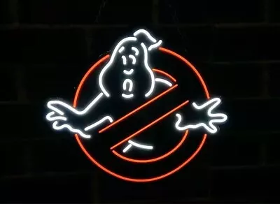 10  Vivid LED Ghostbusters Ghost Busters Neon Lamp Sign Light Cute Bright Decor • $64.99