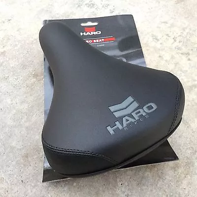 $34.95 • Buy Haro Chevron Seat Black Rails With Seat Guts Bmx Bike Bicycle Padded Seats