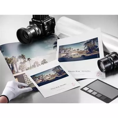 Hahnemuhle PhotoRag Metallic White Hi-Gloss Inkjet Paper #10641765 • $177.10