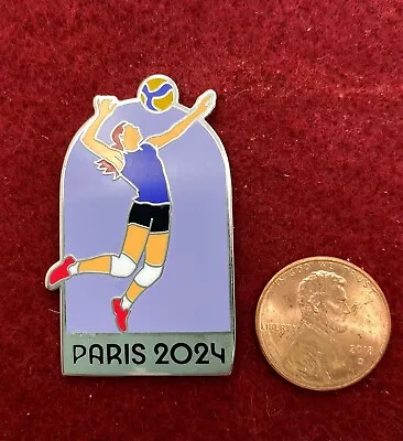 2024 Paris Olympics Pin Badge - Sports Series VOLLEYBALL • $14.99