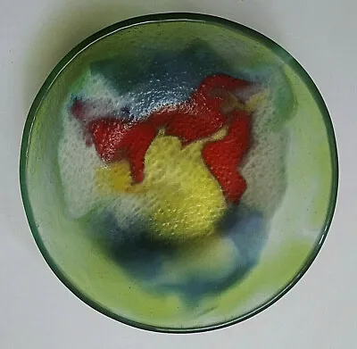 Fused Art Glass Small Bowl By Nahariya Glass Andreas Meyer Israel • $20