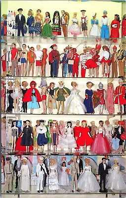 1960s Postcard - Barbie Doll Collection - Hobby City Museum Anaheim California • $14.99