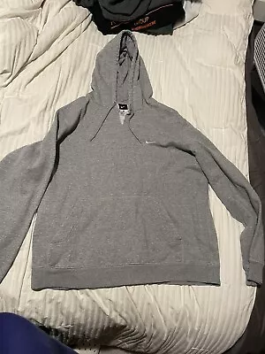 Nike Hoodie Men’s Gray Long Sleeve Pullover Size Xl • $15
