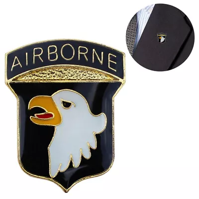 US Army 101st Airborne Division Lapel Pin Military Eagle Patriotic Badge Hat • $7.52