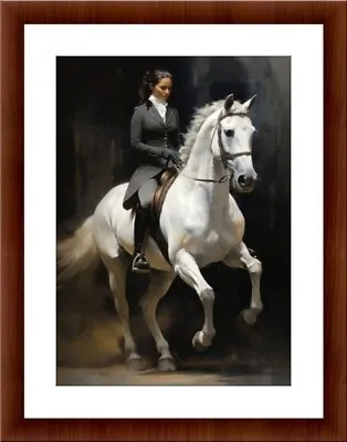 Horses Equestrian  A4print Poster  Home Decor Gift Wall Art • £4.99