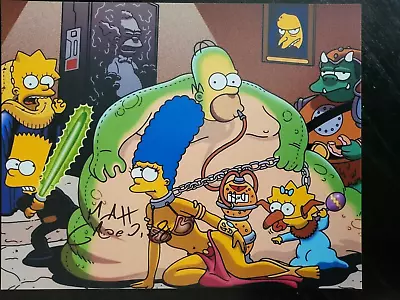 Matt Groening Simpsons  New Signed / Coa Please Read Description • $38