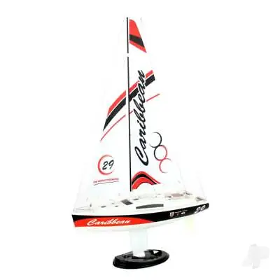 Joysway Caribbean Sailboat 2.4GHz RTR 1:46 RC Sailing Yacht (17 Inch Height) Red • £65.99