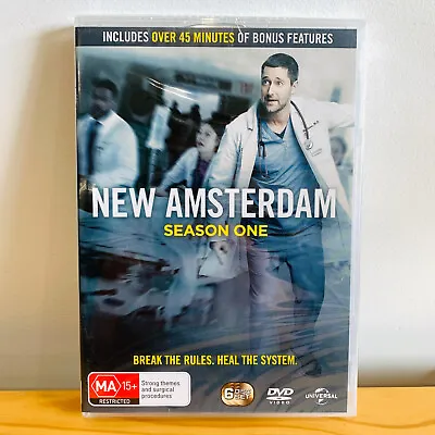 New Amsterdam DVDs Season 1 MA 6-Disc Set NTSC Region 4 & R1 SEALED AU STOCK • $22.95