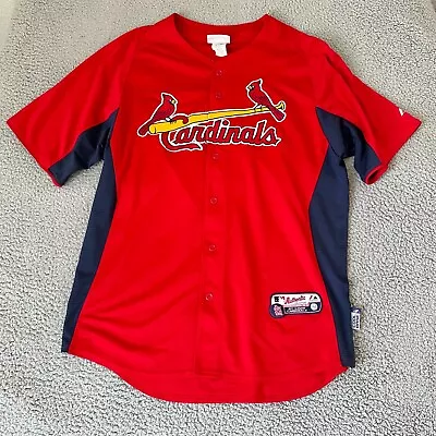 St Louis Cardinals Jersey Adult Large Red Mens 90s Baseball USA Majestic • $28.75