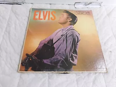 ELVIS PRESLEY Self-Titled 2nd Album - 6S/6S Ad-Back VINYL RECORD LP RARE! • $30