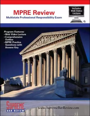 Supreme Bar Review MPRE Review : Multistate Professional Responsi • $13.25