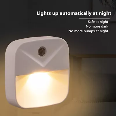$3.04 • Buy LED Night Light Intelligent Sensor Lamp Plug-in Light Control Induction Lamp Jg