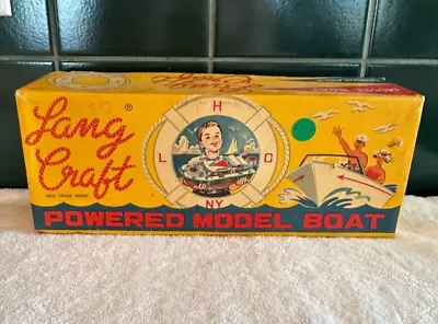 Vintage Long Craft Powered Model Boat Box-great Condition • $12.95