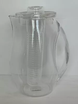 Water Pitcher With Fruit Infuser & Lid For Flavored Water Ice Tea  2.9 Quart • $14.99