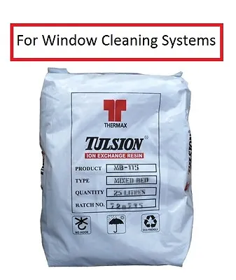 £51.50 • Buy 10 Litre Bag Tulsion Ion Exchange Resin MB-115 - For DI Vessels-Window Cleaning