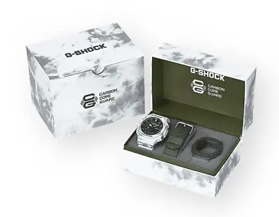 Casio G-Shock Box Set Carbon Core Guard Case GAE2100GC-7A Limited Edition 2022 • $15.50