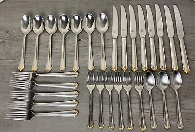 Mikasa CLASSICO Stainless Flatware Made In Korea GERALD PATRICK  29 Pieces • $199.95