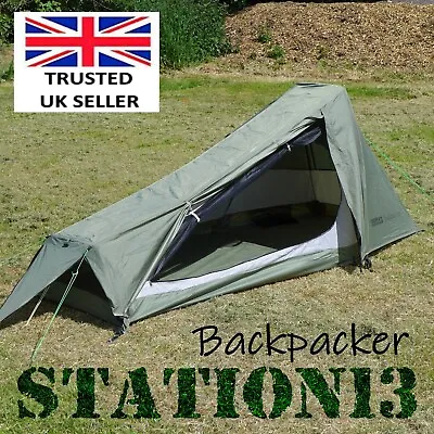 Bikepacking Tent - 1 Person Tent - Lightweight 1.5kgs - STATION13 Backpacker NEW • £95