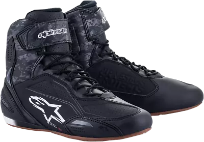 Alpinestars Faster-3 Shoes 10 Black/Gray • $179.95